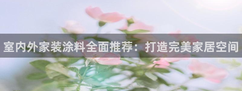 和记网页版登陆：室内外家装涂料全面推荐：打造完美家居空间