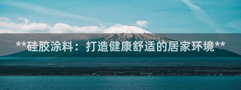 和记官网登陆：**硅胶涂料：打造健康舒适的居家环境**