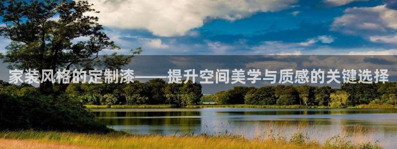 和记官网登陆：家装风格的定制漆——提升空间美学与质感的关键选择