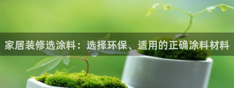 和记 首页：家居装修选涂料：选择环保、适用的正确涂料材料