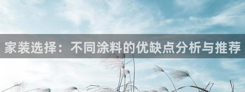 和记H88：家装选择：不同涂料的优缺点分析与推荐