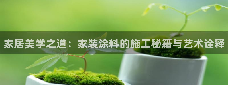 和记最新官方网址：家居美学之道：家装涂料的施工秘籍与艺术诠释